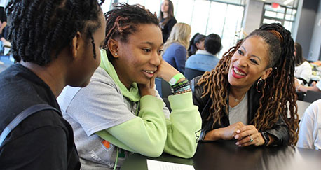 Detroit girls attending Detroit Girls Dream Big conference